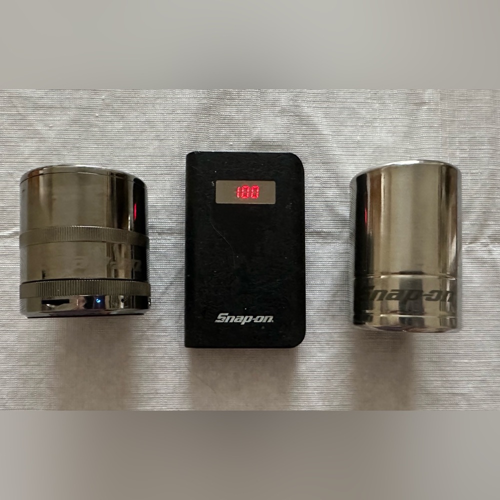 Snap On Tools Socket Speaker & Portable Charger & Bottle Opener